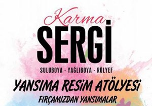 Antalya da Karma Resim Sergisi