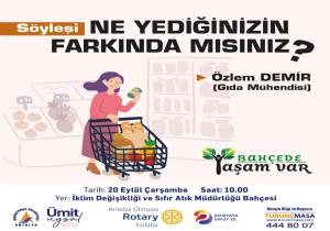 Muratpaşa'da Söyleşi Gündeminde Gıda Güvenliği Var