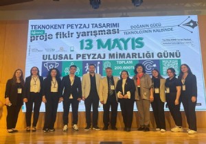 Antalyal Peyzaj Mimar Aday Ramazan ak ve Ekibi 100 proje arasnda 2.oldu