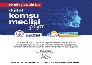 Trkiyenin ilk dijital demokrasi uygulamas Muratpaada Balyor