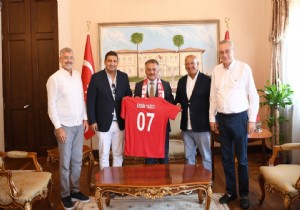 Antalyaspor Ynetiminden Vali Yazcya Ziyaret