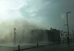 Turuncu Kodla Uyarlan Antalya'da Frtna ve Saanak Ya Sryor