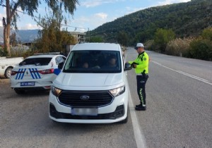 Antalya'da Gvenli Trafik Dzeni in Havadan ve Kara'dan Denetim