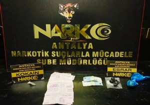 Antalya'da Narkotik Polisi Torbaclara Geit Vermiyor